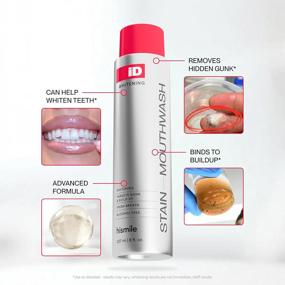 Whitening Mouthwash - Ополаскиватель для рта Hismile iD без