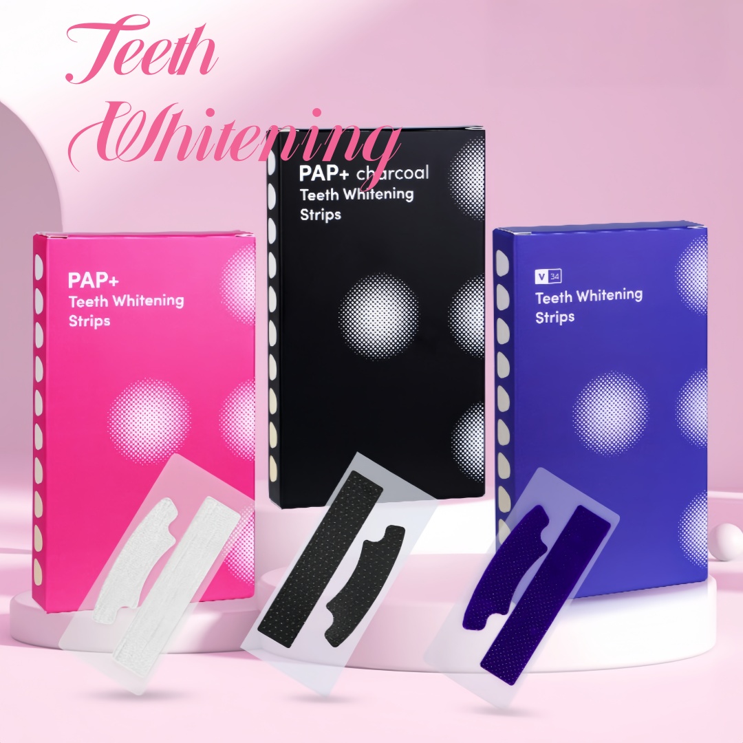 Teeth Whitening Enzymes - 14 полосок для отбеливания зубов, полоска