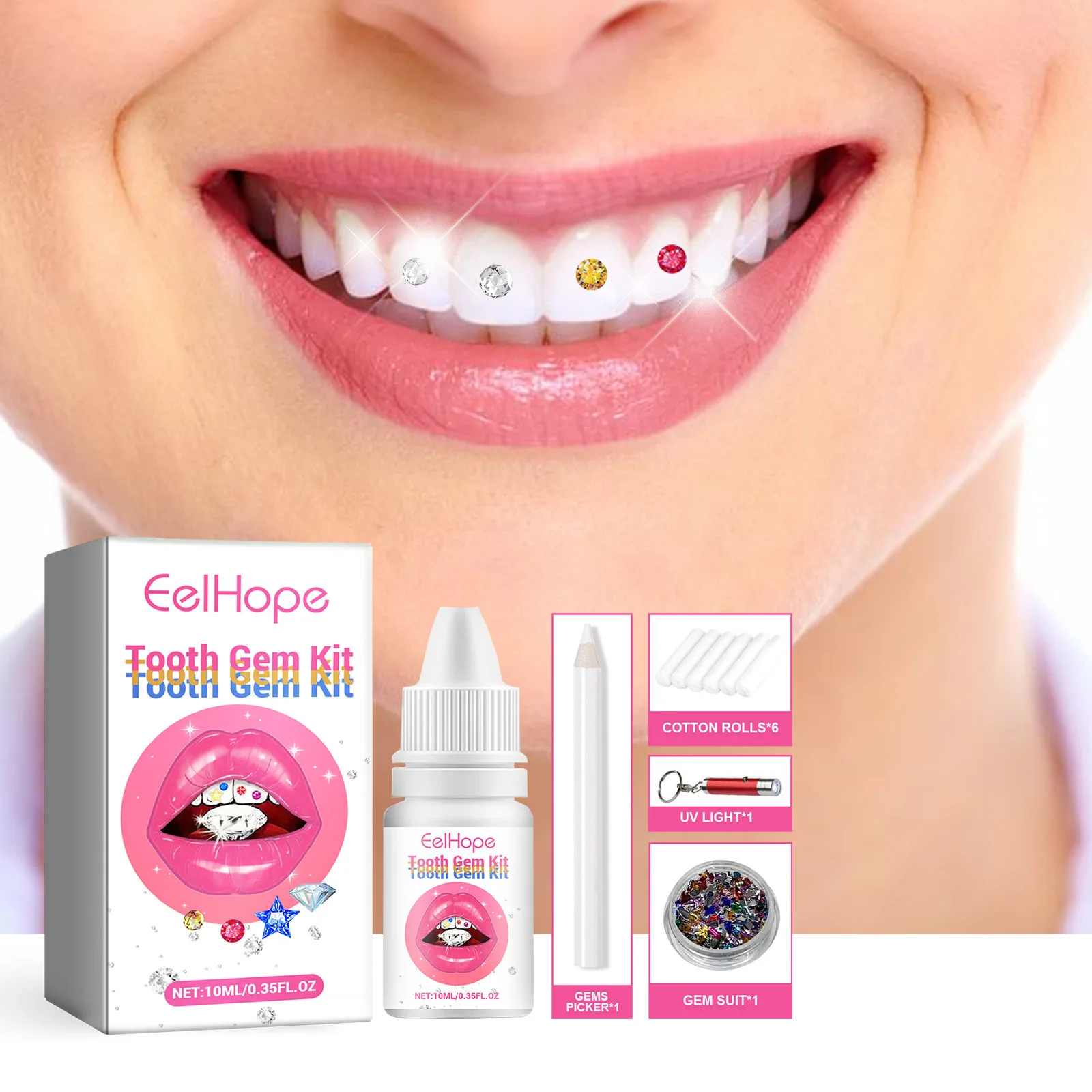 Teeth Whitening Usa - Набор для украшения зубов: DIY-комплект с