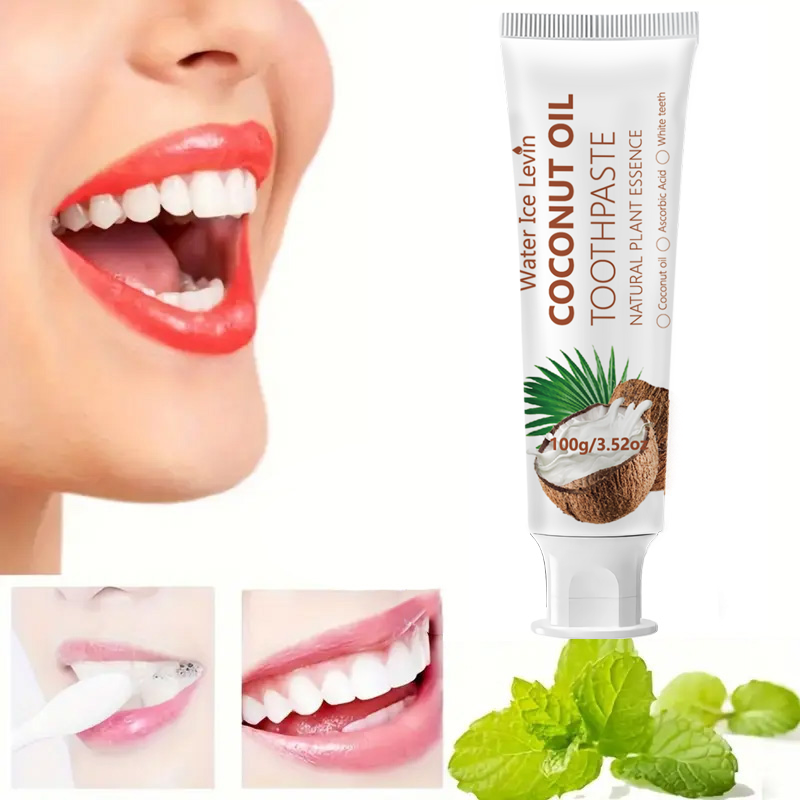 Teeth Whitening Toothpaste - Зубная паста с кокосовым маслом 100г,