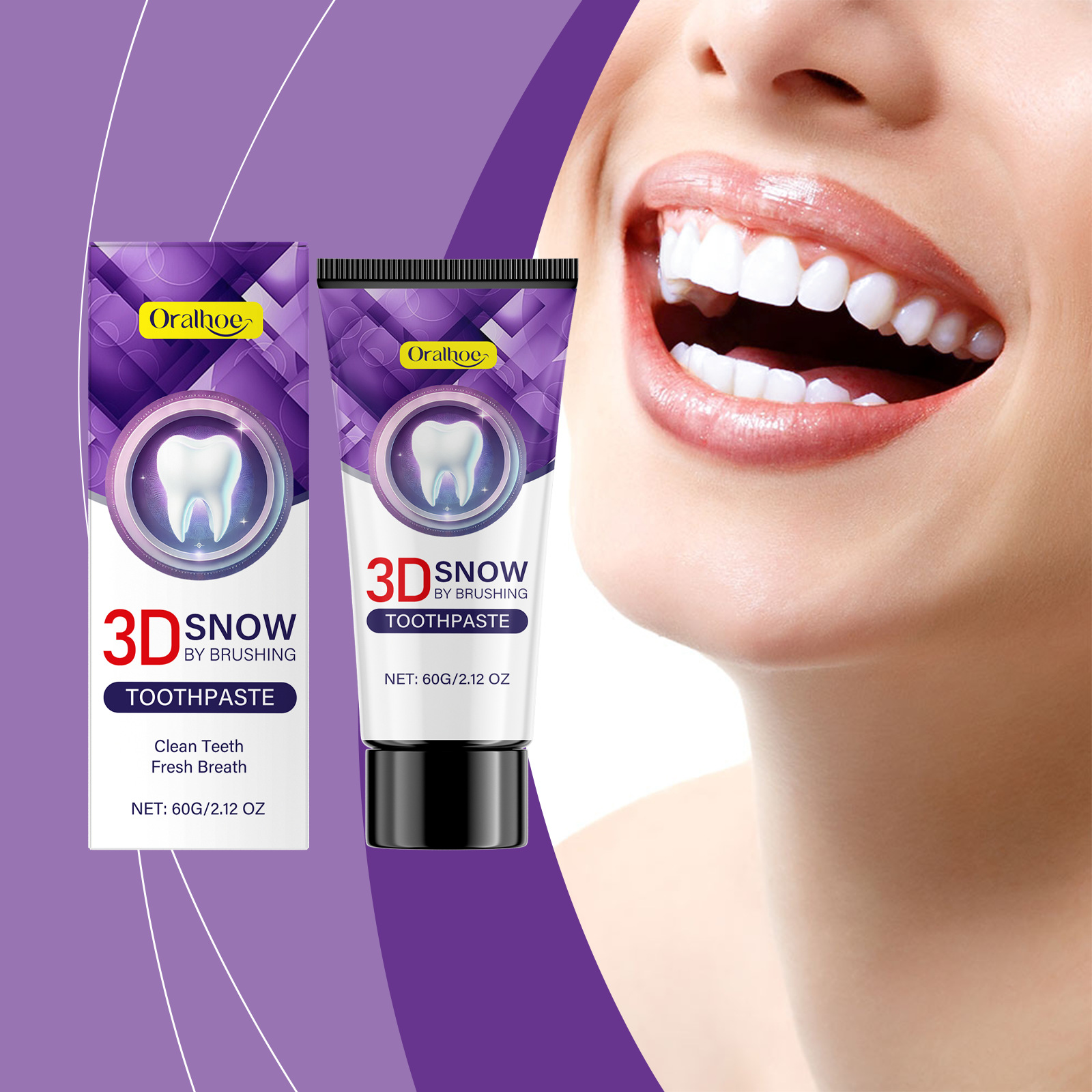 3D-зубная паста для отбеливани – обзор и цена Teeth Whitening Toothpaste