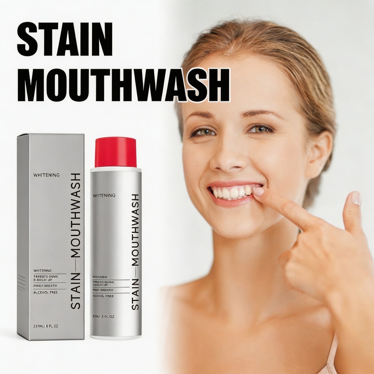 Ополаскиватель для рта от пяте – обзор и цена Whitening Mouthwash