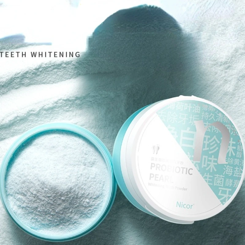 50 г зубной порошок для предот – обзор и цена Teeth Whitening Enzymes