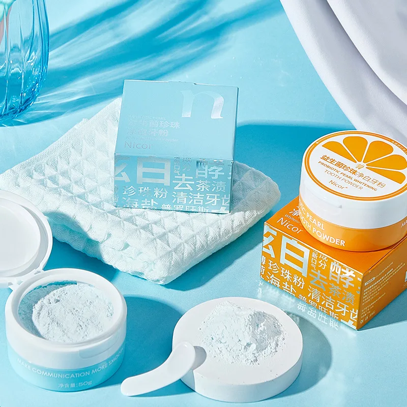 50 г зубной порошок для предот – обзор и цена Teeth Whitening Enzymes