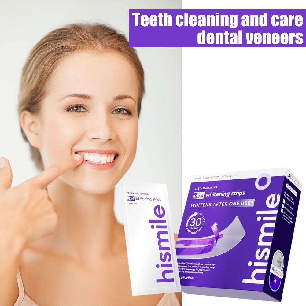 Фиолетовые отбеливающие полоск – обзор и цена Teeth Whitening Routine
