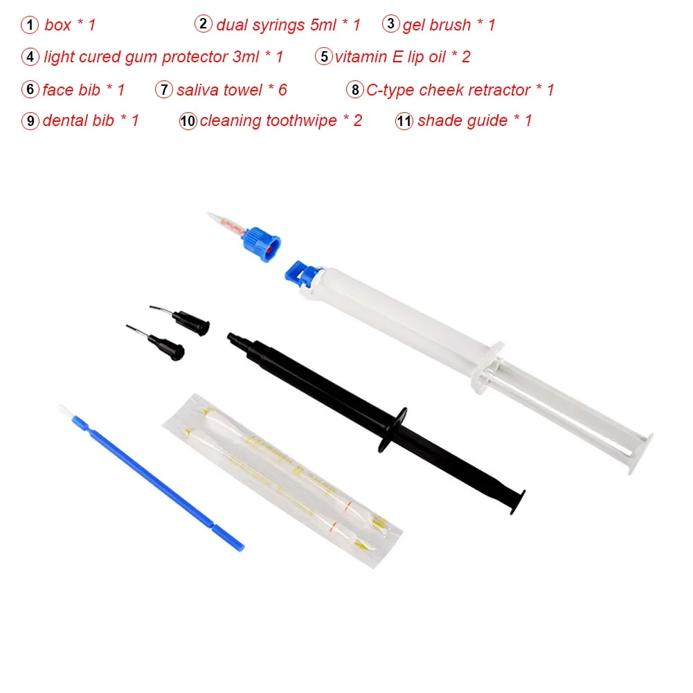 Набор для отбеливания зубов в  – обзор и цена Teeth Whitening Gel Syringes