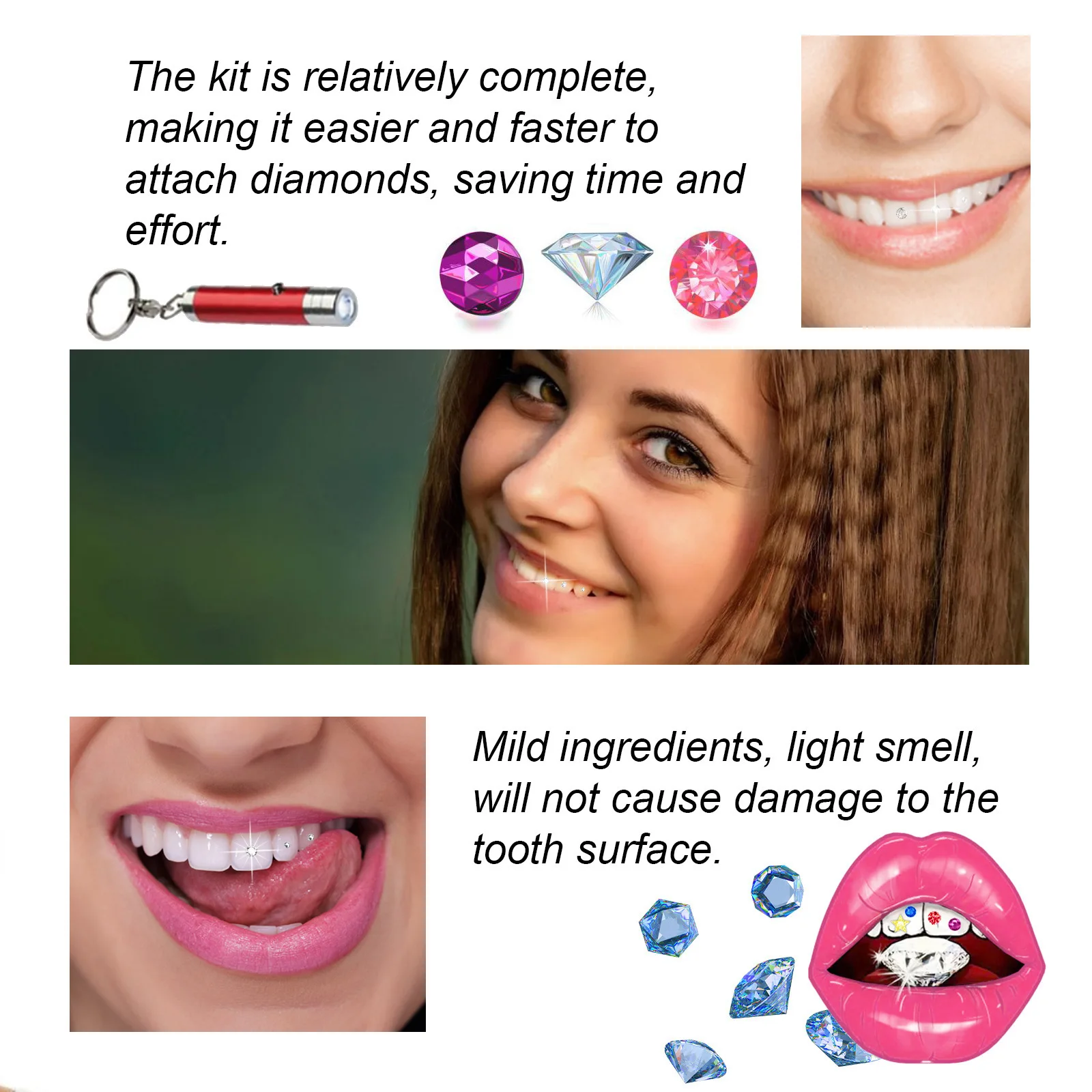 Набор для украшения зубов: DIY – обзор и цена Teeth Whitening Usa