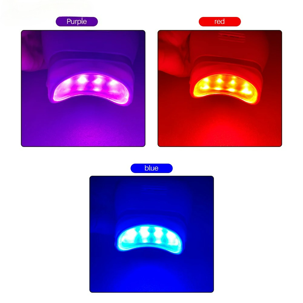 Регулируемая 3-цветная LED-лам – обзор и цена Teeth Whitening With Light