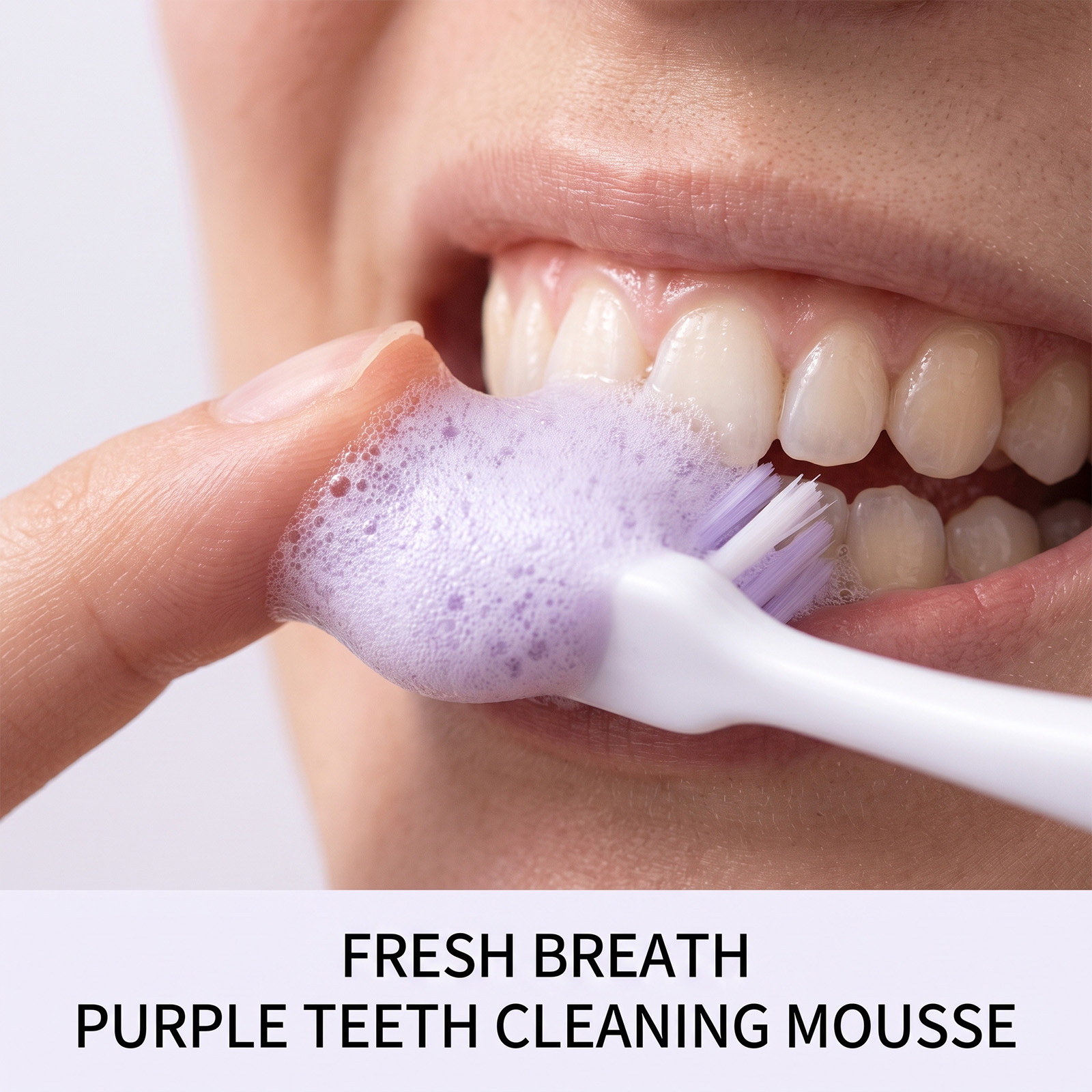 Фиолетовая зубная паста-мусс:  – обзор и цена Teeth Whitening Toothpaste