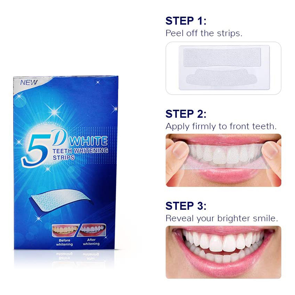 5D-полоски для отбеливания зуб – обзор и цена Whitening Mouthwash